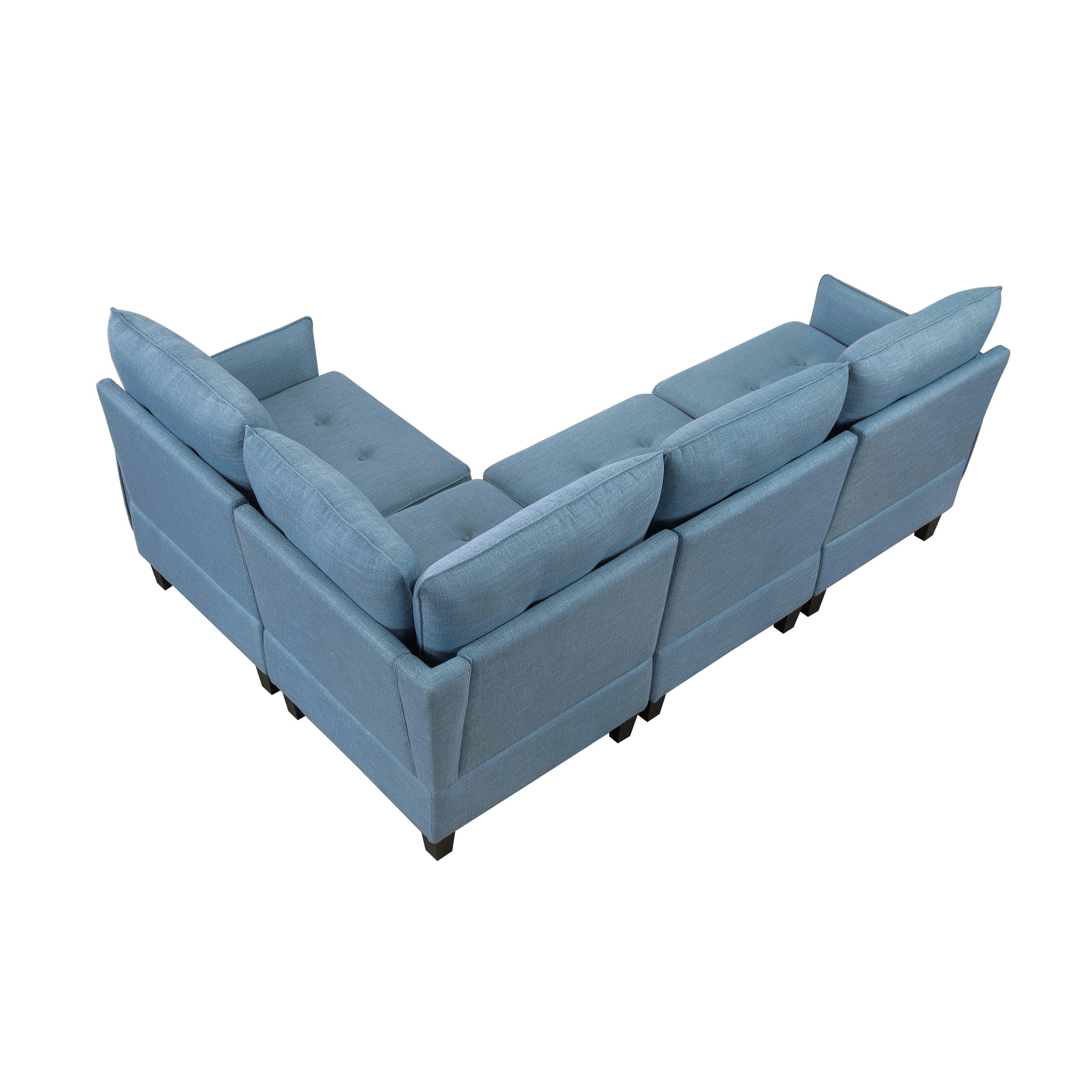 4-Piece Sectional Sofa with Storage