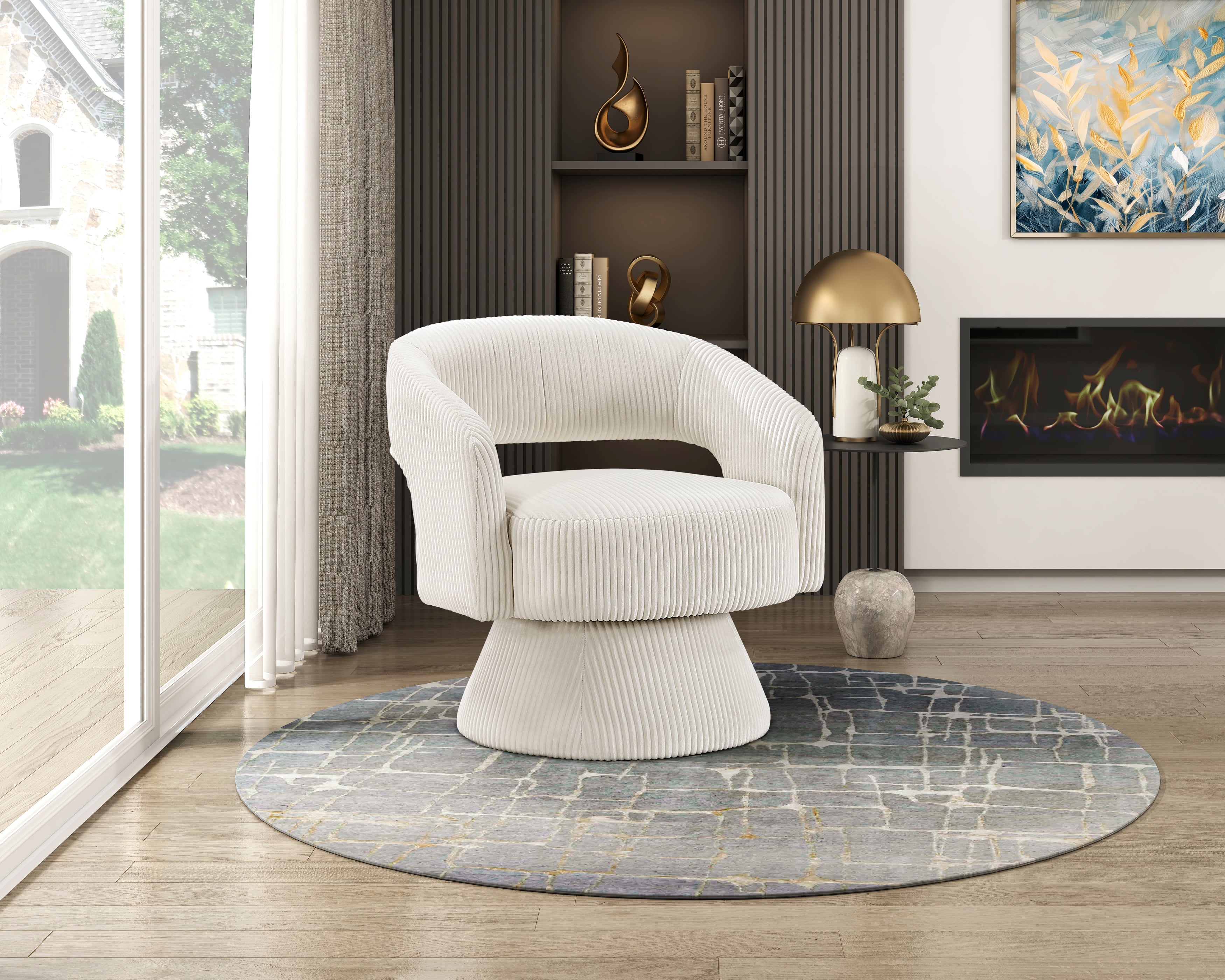 Homelegance Upton Swivel Accent Chair