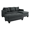 Homelegance Furniture Homelegance 2-Piece Reversible Sofa Chaise with Ottoman