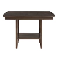 Casual Counter Height Table with Lazy Susan