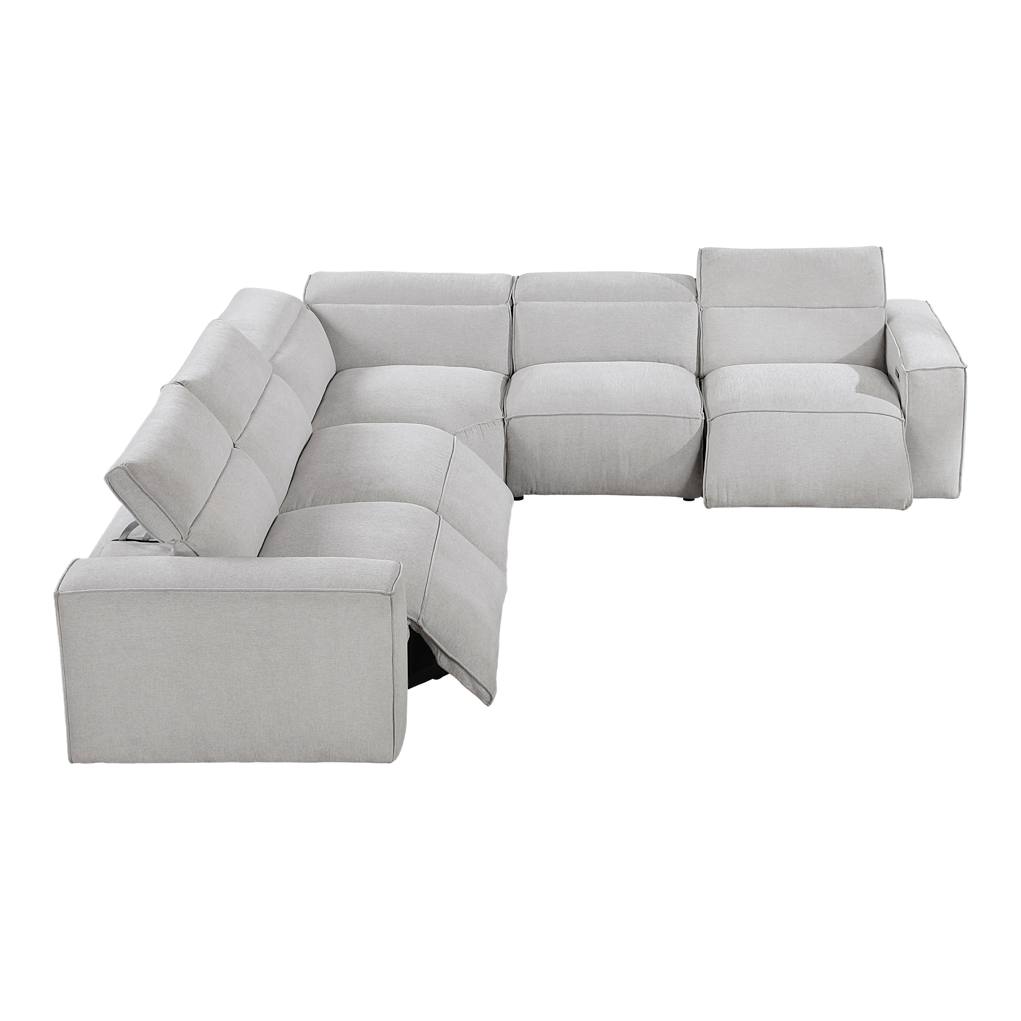 Homelegance Phoebe 5-Piece Power Reclining Sectional Sofa