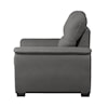 Homelegance Furniture Andes Chair with Pull-out Ottoman