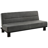 Contemporary Futon with Easy Motion Click Mechanism