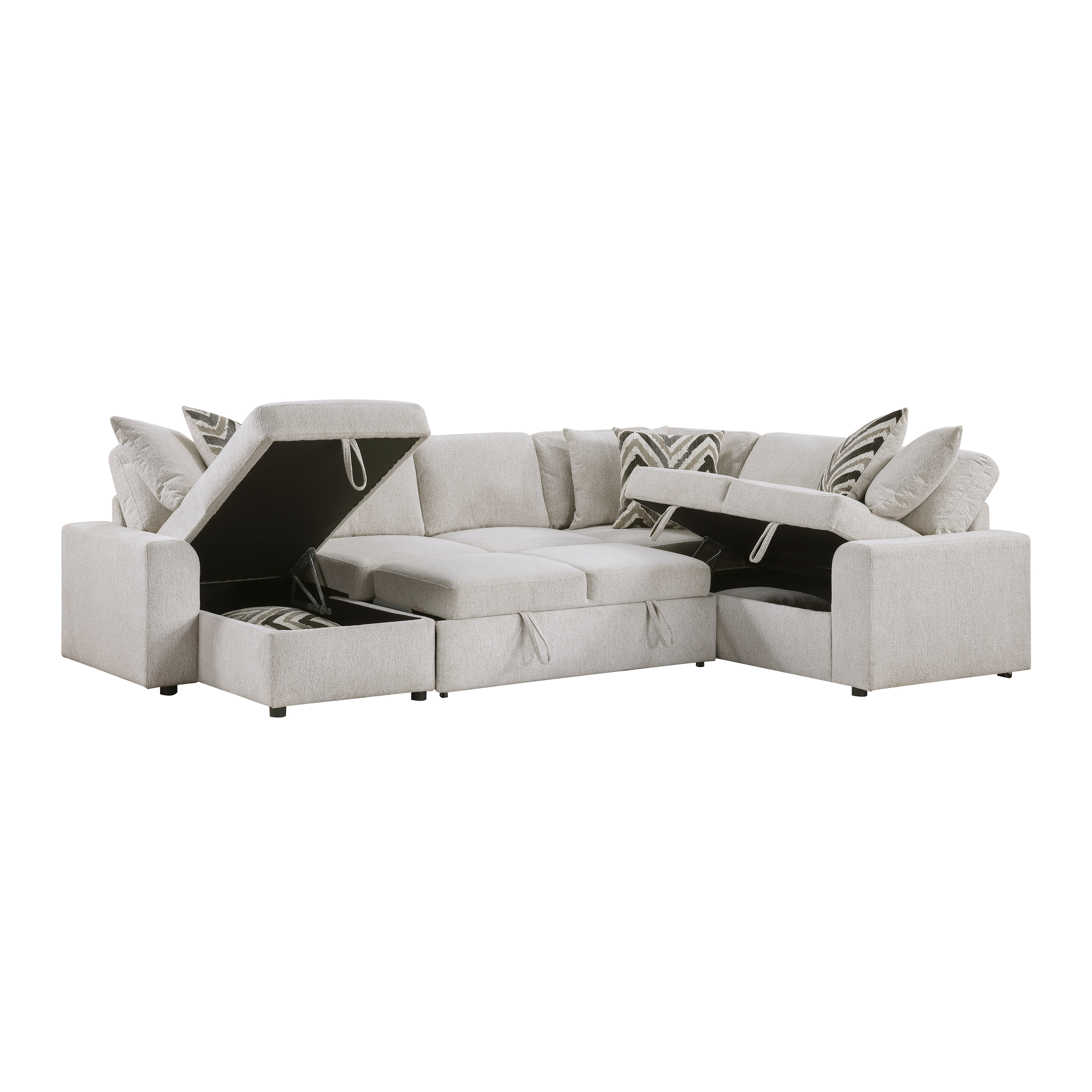 Homelegance Myrtle 3-Piece Sectional Sofa