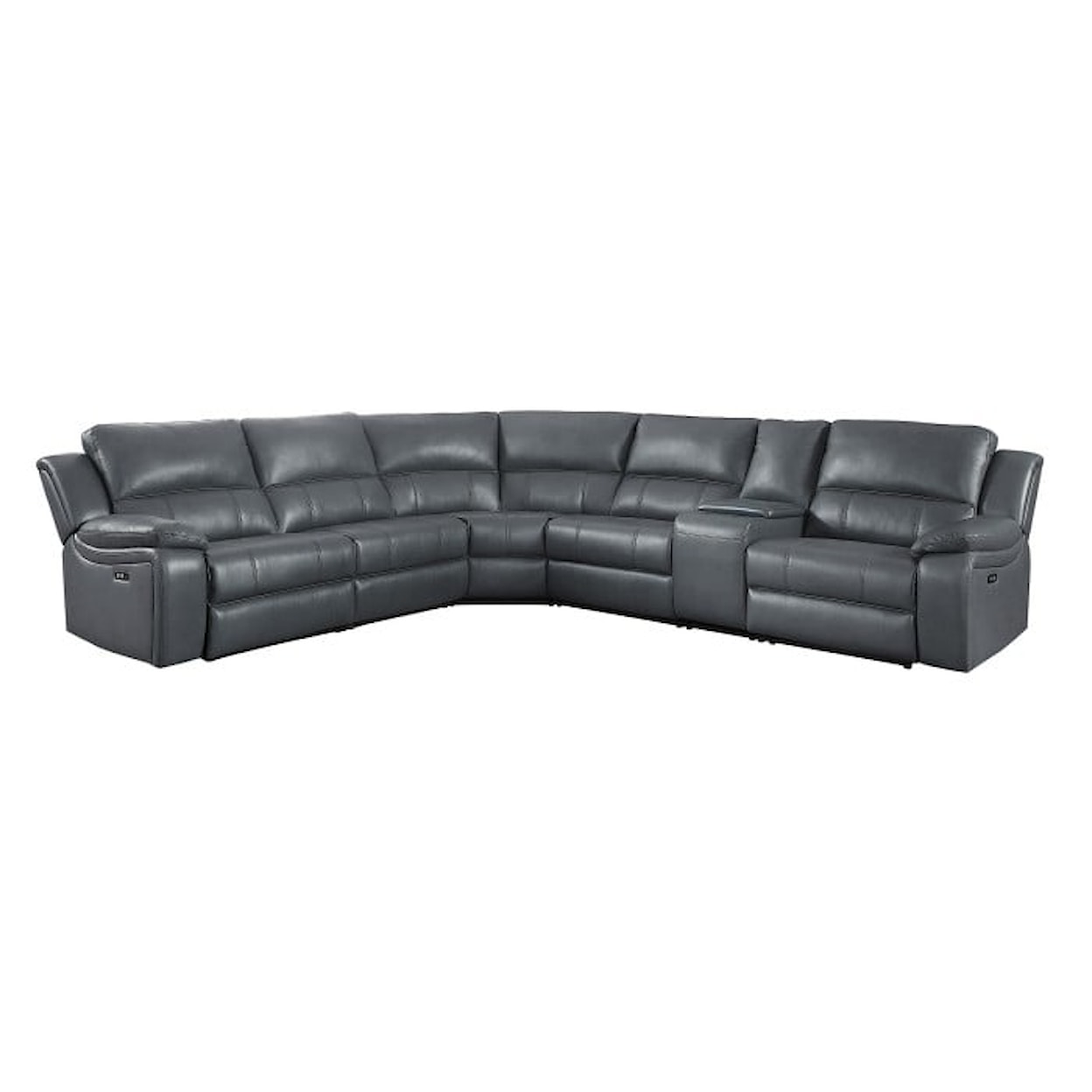 Homelegance Furniture Falun 6-Piece Modular Power Reclining Sectional