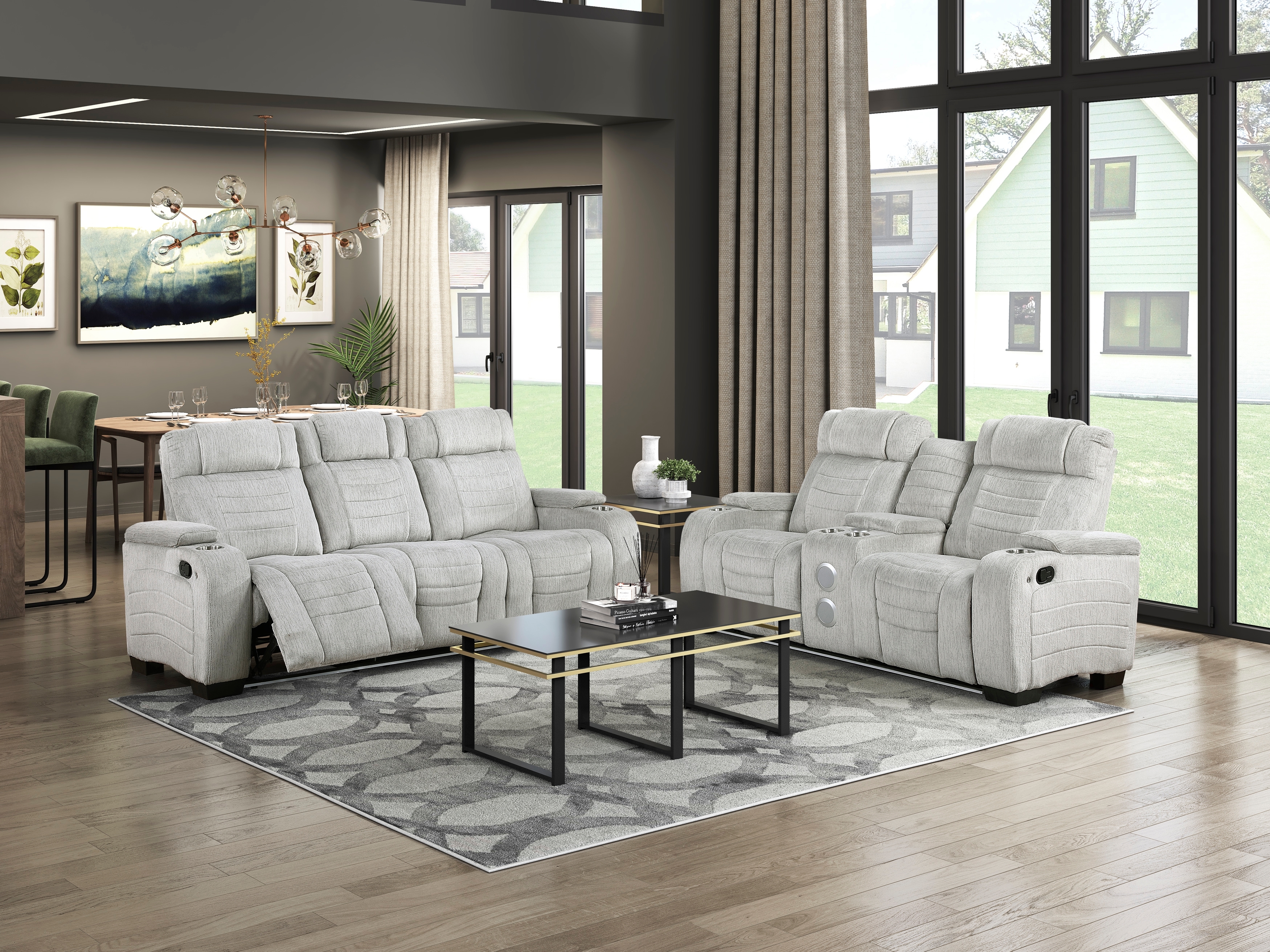 2-Piece Manual Reclining Living Room Set