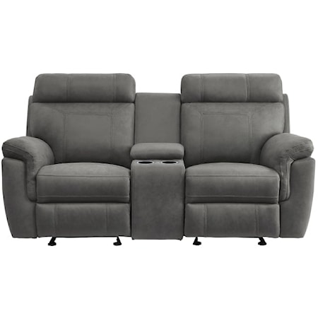 Double Glider Reclining Loveseat