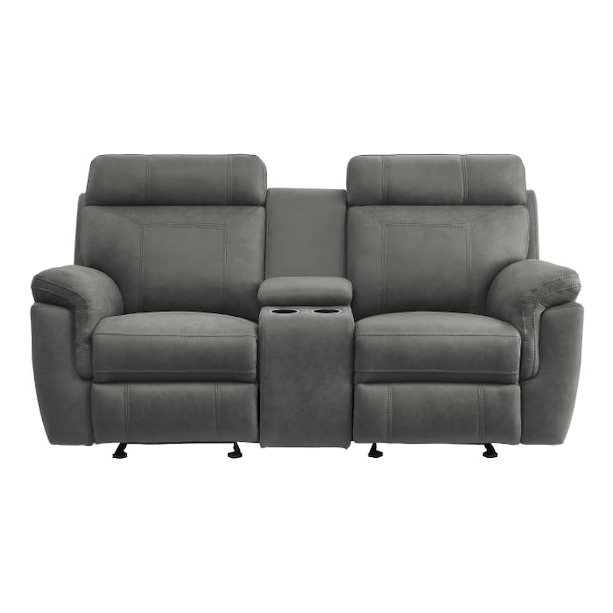 Homelegance Furniture Clifton Double Glider Reclining Loveseat