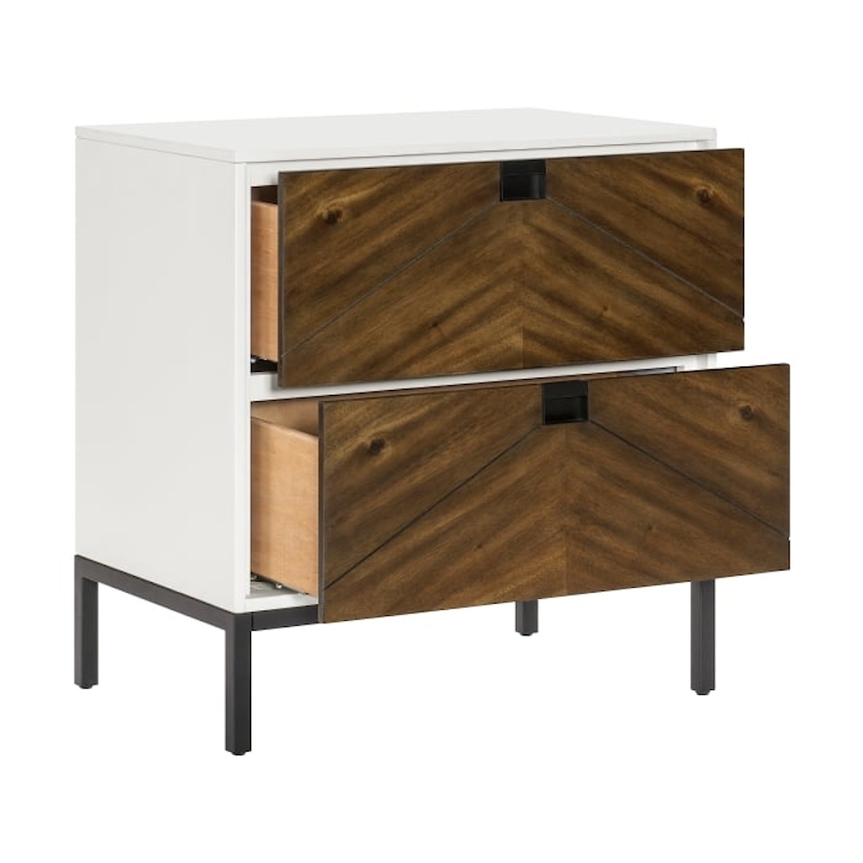 Homelegance Furniture Oslo 2-Drawer Nightstand