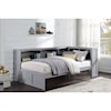 Homelegance Furniture Orion Twin Bookcase Corner Bed