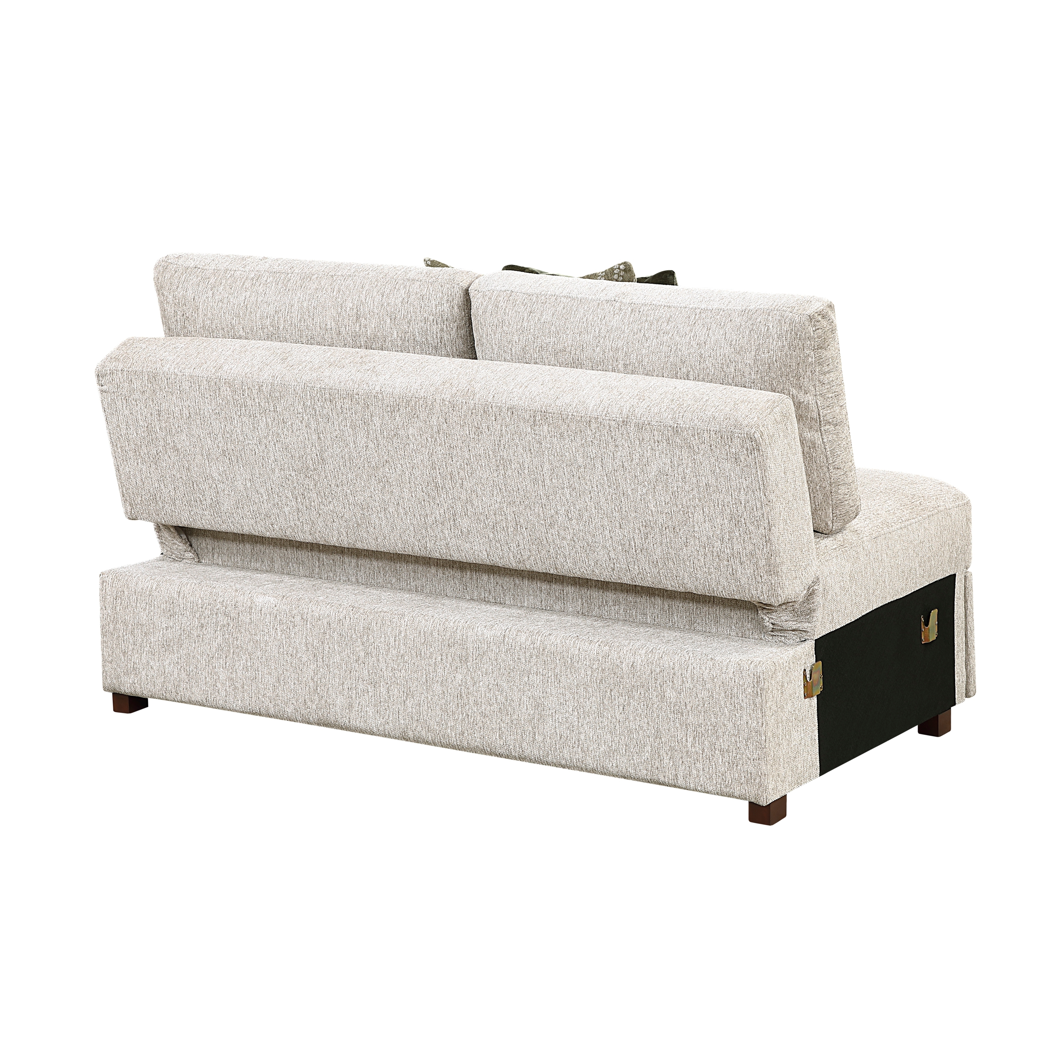 Homelegance Isla 3-pc. Pull-Out Reclining Sectional w/Ottoman