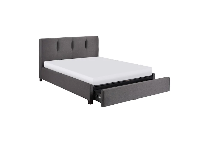 Aitana King Bed with Footboard Storage by Homelegance Furniture at Del Sol Furniture