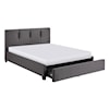 Homelegance Aitana California King Bed with Footboard Storage