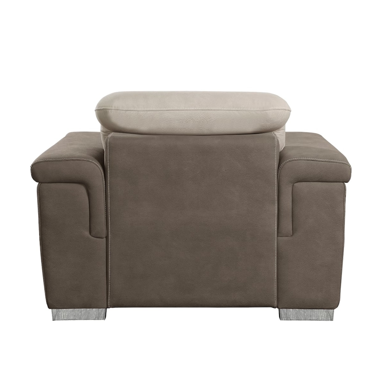 Homelegance Alfio Chair with Pull-out Ottoman