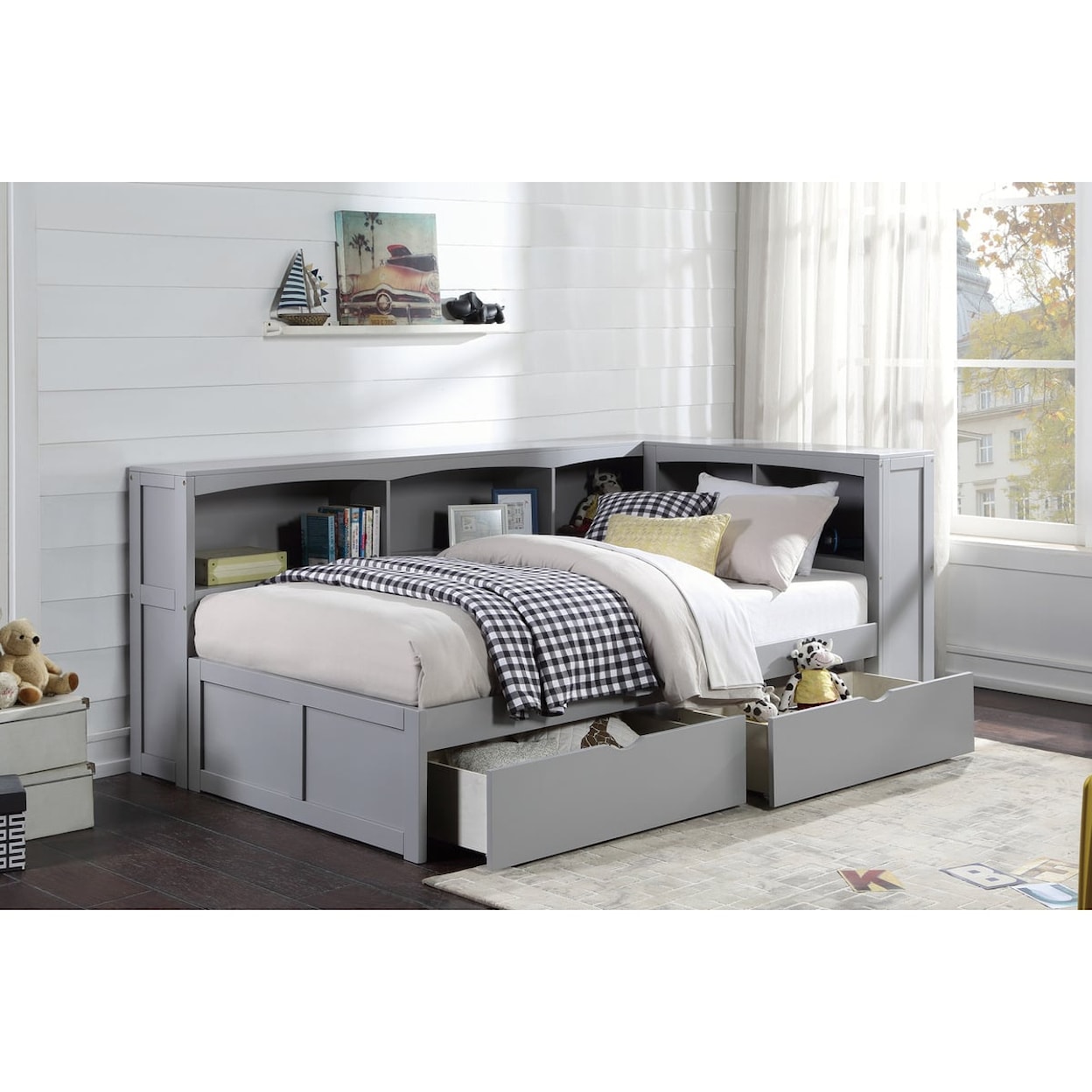 Homelegance Furniture Orion Twin Corner Bed