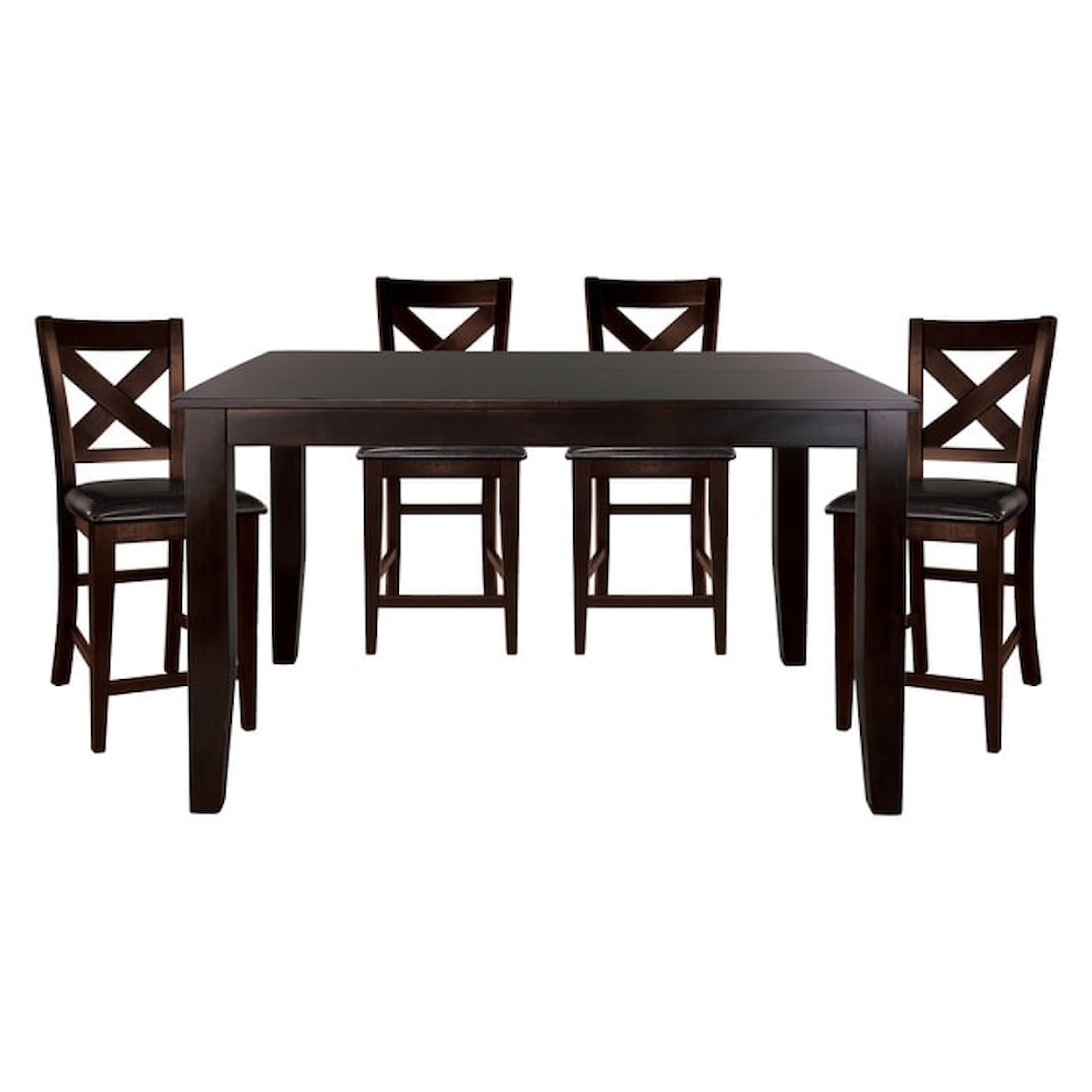 Homelegance Furniture Crown Point Counter Height Dining Set