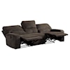 Homelegance Furniture Borneo Double Reclining Sofa