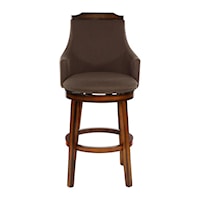 Traditional Pub Height Swivel Chair