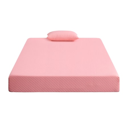 7&quot; Full Memory Foam Mattress and Pillow Set