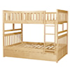 Homelegance Bartly Full/Full Bunk Bed with Storage Boxes