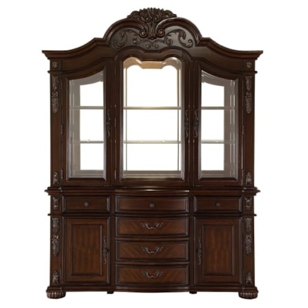 6-Drawer Buffet & Hutch