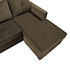 Homelegance Furniture Homelegance 2-Piece Reversible Sofa Chaise with Ottoman