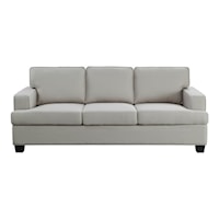 Transitional Sofa with Track Arms