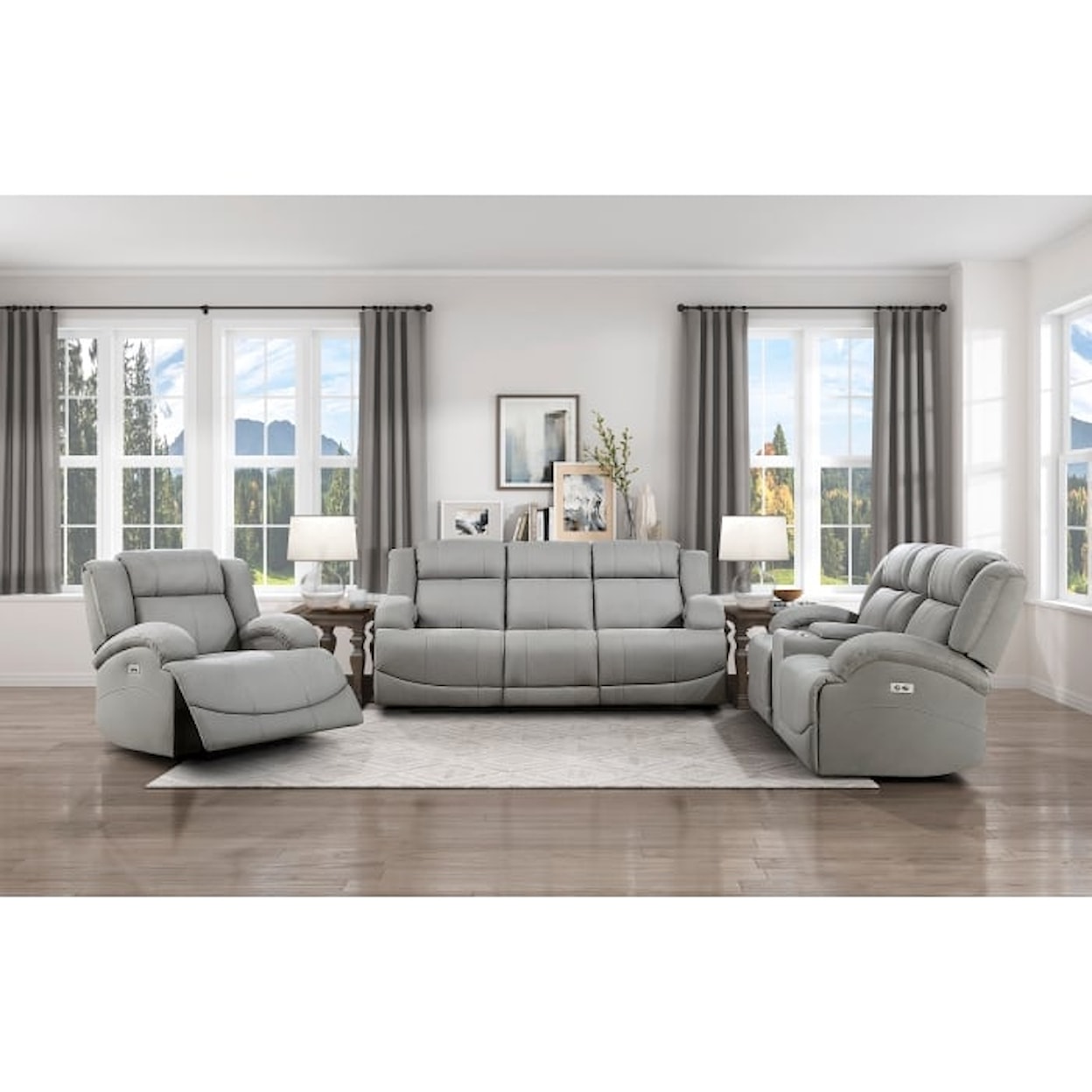 Homelegance Furniture Camryn Double Reclining Sofa