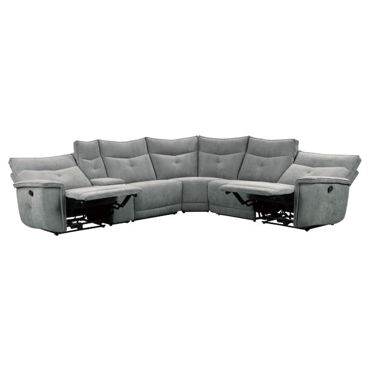 Homelegance Furniture Tesoro 6-Piece Modular Reclining Sectional