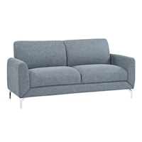 Contemporary Sofa with Metal Legs