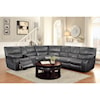 Homelegance Furniture Pecos 4-Piece Modular Reclining Sectional