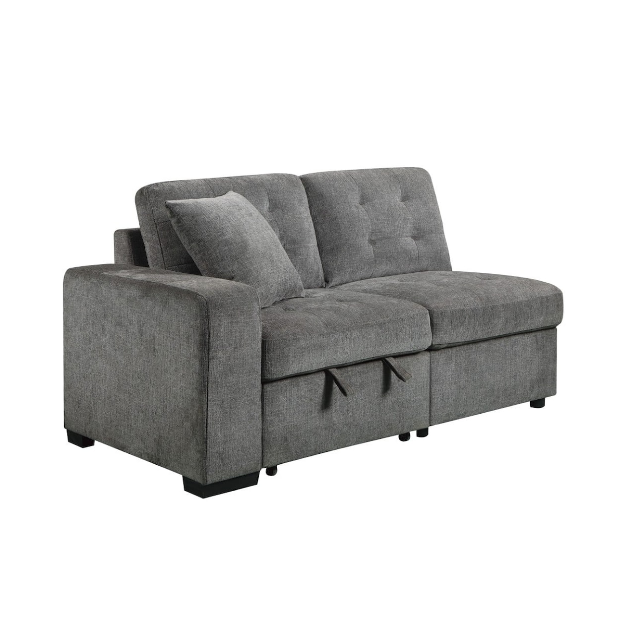 Homelegance Logansport 2-Piece Sectional with Pull-out Ottoman