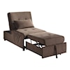 Homelegance Garrell Lift Top Storage Bench with Pull-out Bed