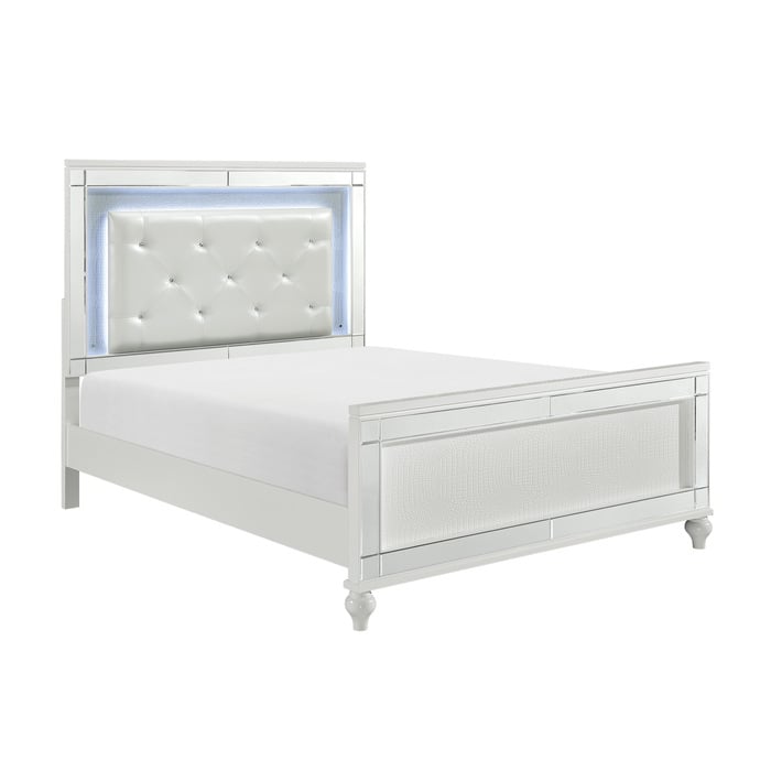 California King Bed with LED Lighting