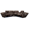 Homelegance Furniture Pecos 4-Piece Modular Power Reclining Sectional