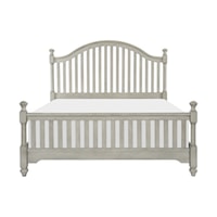 Farmhouse Queen Bed with Arched Headboard