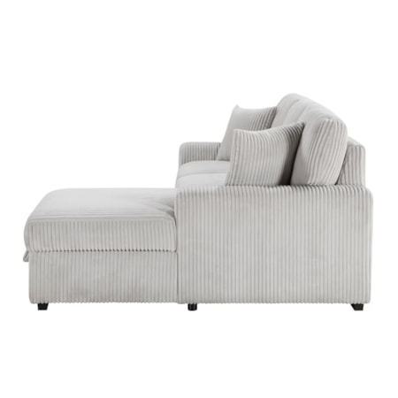 2-pc. Sectional Sofa w/Right Storage Chaise