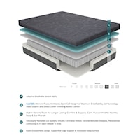 8" Full Gel-Infused Memory Foam Hybrid Mattress