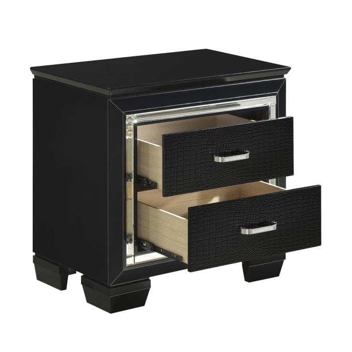Homelegance Allura 2-Drawer Nightstand