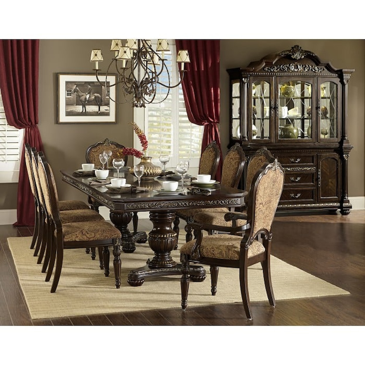 Homelegance Hill Russian Buffet & Hutch