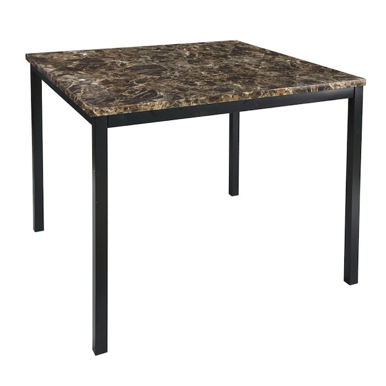 Homelegance Tempe Counter Height Table with Faux Marble Top