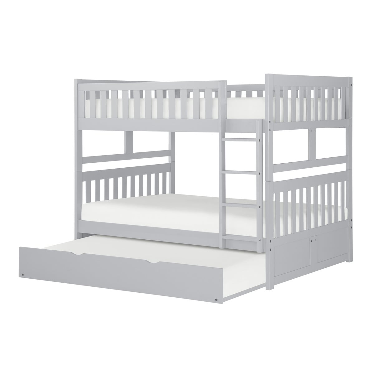 Full Over Full Bunk Bed with Twin Trundle