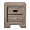 Homelegance Beechnut Modern 2-Drawer Nightstand