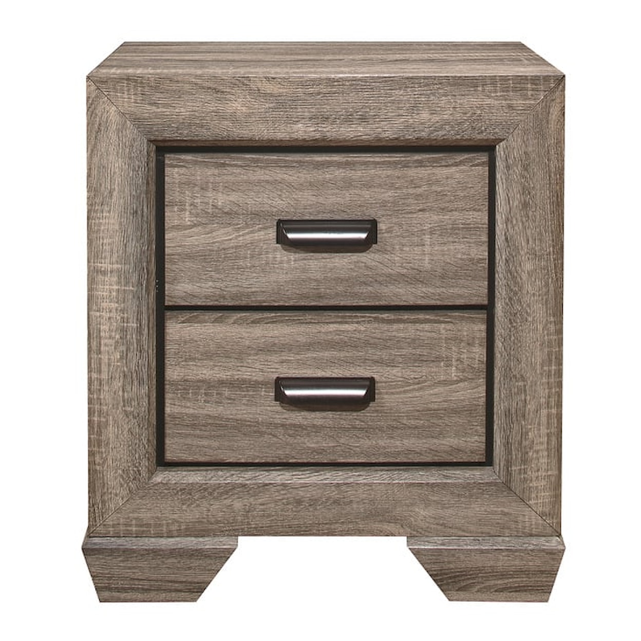 Homelegance Beechnut Modern 2-Drawer Nightstand