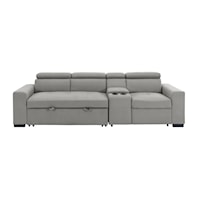 2-Piece Sofa with Right Console