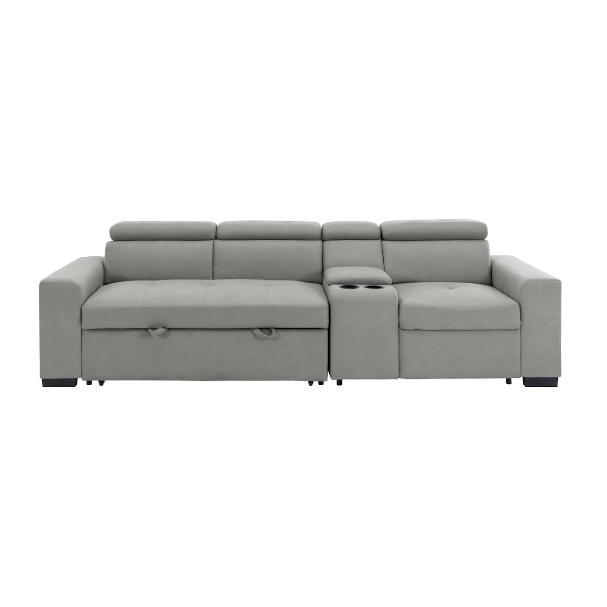 Homelegance Farrah 2-Piece Sofa with Right Console