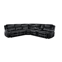 Casual 3-Piece Sectional with Right Console