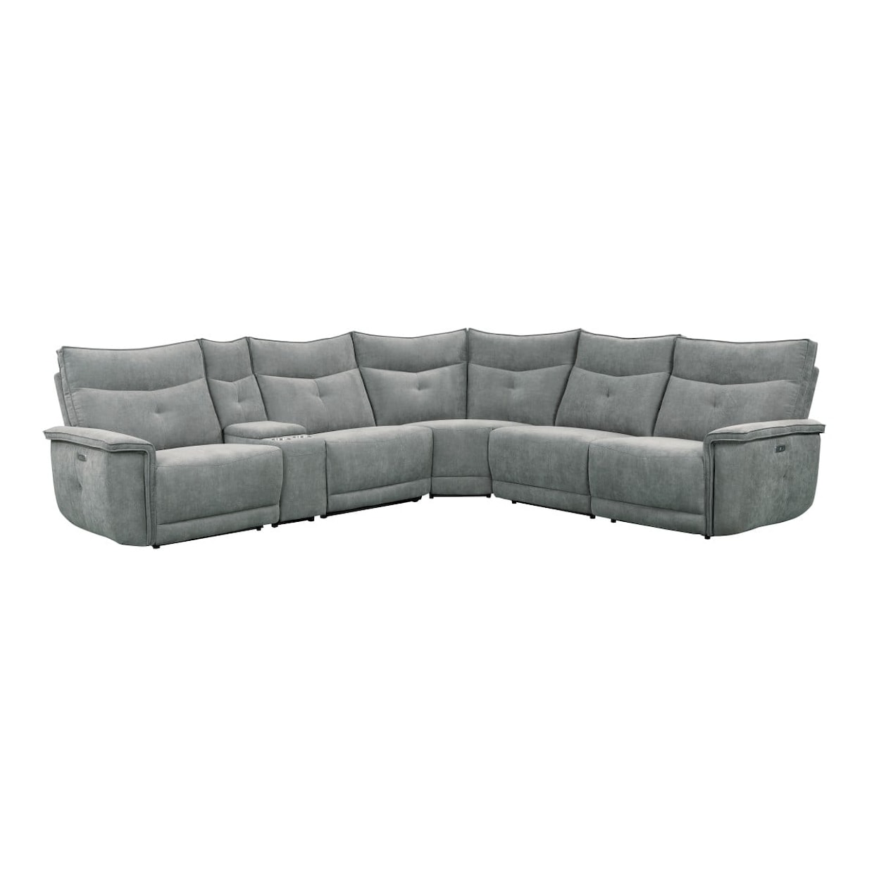 Homelegance Furniture Tesoro 6-Piece Modular Power Reclining Sectional