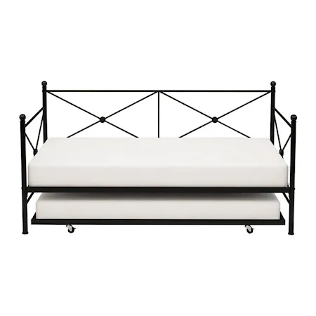 Metal Daybed with Trundle