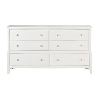 Transitional 6-Drawer Dresser